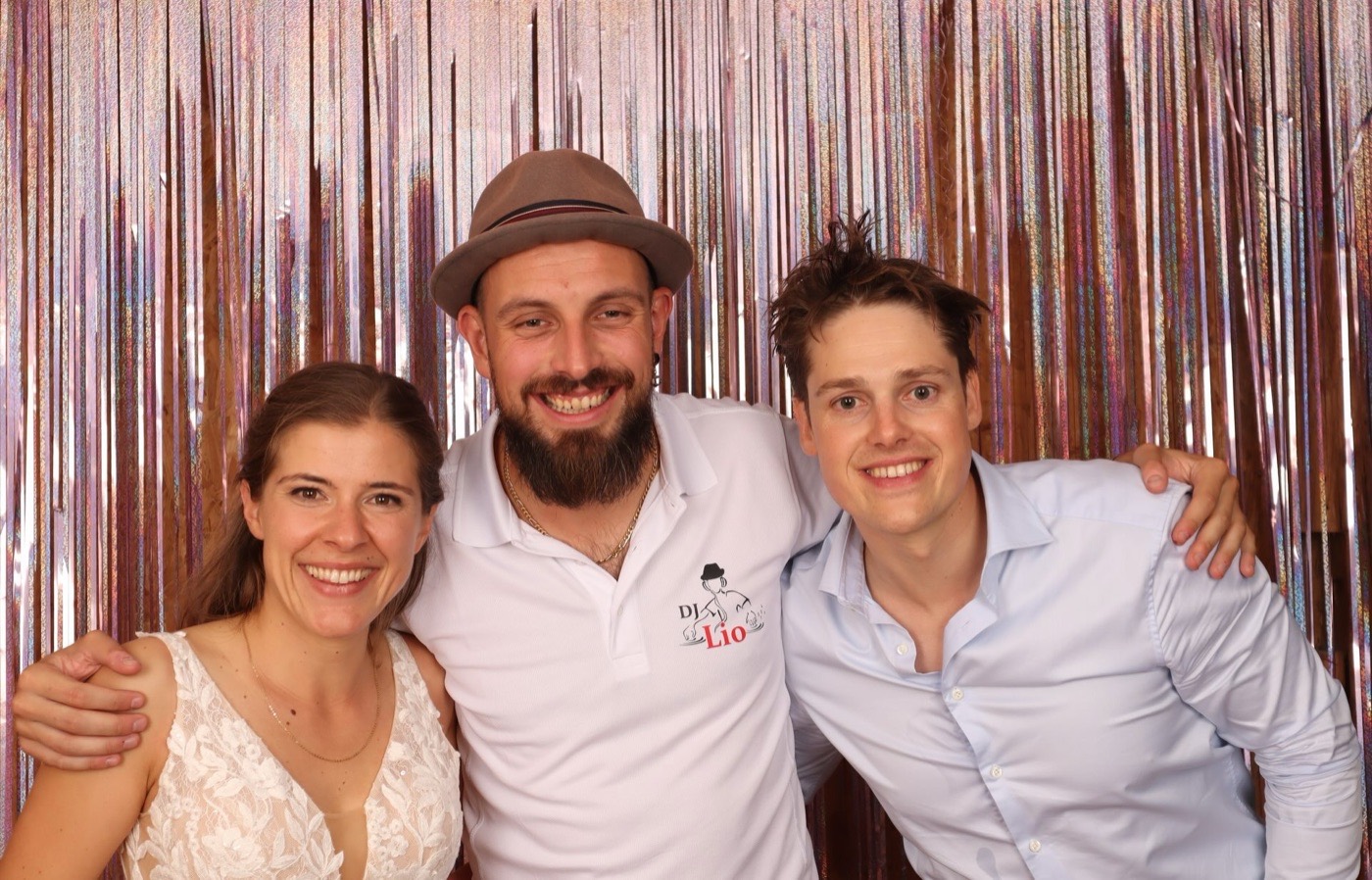 DJ Lio mit Gillian und Dario